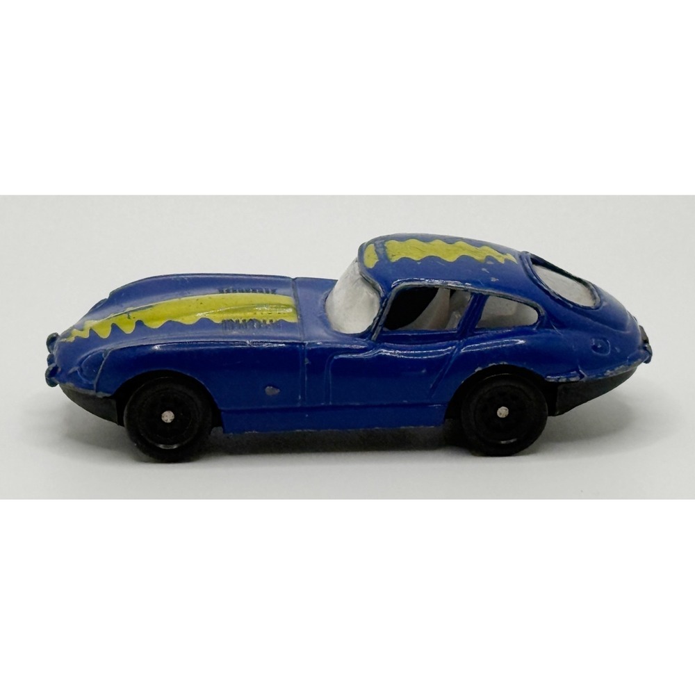 SUBWAY RESTAURANTS Diecast Toy 1960s JAGUAR E-Type Blue‎ Vintage